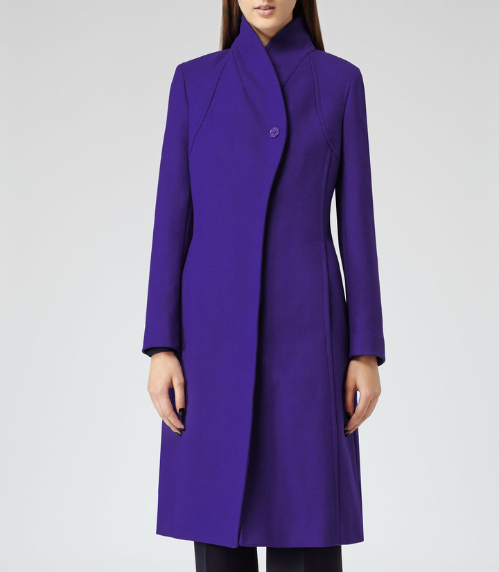 purple blue coat