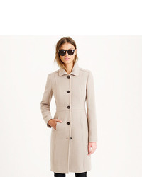 J.Crew Tall Italian Double Cloth Wool Lady Day Coat With Thinsulate