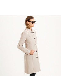 J.Crew Tall Italian Double Cloth Wool Lady Day Coat With Thinsulate
