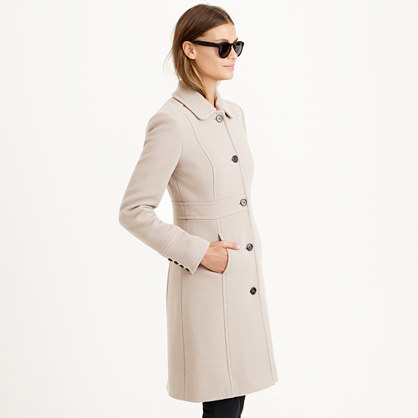 J.Crew Tall Italian Double Cloth Wool Lady Day Coat With Thinsulate ...