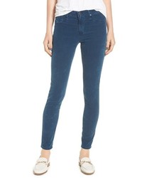 Blue Corduroy Skinny Jeans