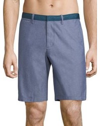 Original Penguin Solid Cotton Shorts