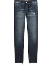 Current/Elliott Skinny Jeans With Zippers