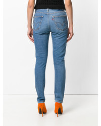 RE/DONE Straight Leg Skinny Jeans