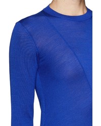 Nobrand Asymmetric Wool Silk Sweater