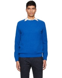 Beams Plus Blue Cashmere Silk 7g Sweater