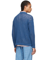 Situationist Blue Cotton Sweatshirt