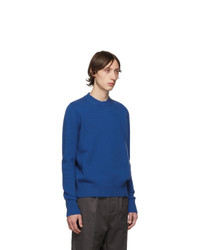 Studio Nicholson Blue Five Gauge Crewneck Sweater