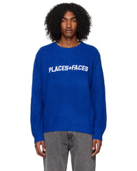PLACES+FACES Blue Heavy Sweater
