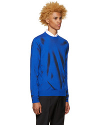 Moschino Blue Paint Pullover