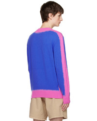 Moschino Blue Paint Sweater