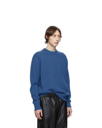 Tibi Blue Stretch Cashmere Sweater