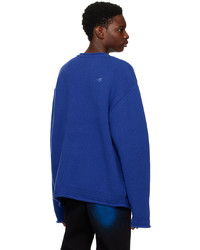 Ader Error Blue Verif Sweater