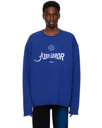 Ader Error Blue Verif Sweater