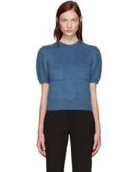 Erdem Blue Wool Jessa Sweater
