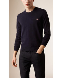 Burberry Brit Heritage Detail Cotton Sweater