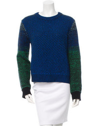 Proenza Schouler Cashmere Wool Blend Crew Neck Sweater