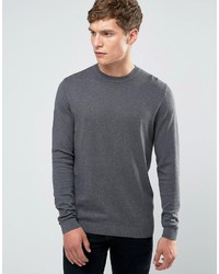 Asos Crew Neck Sweater In Cotton