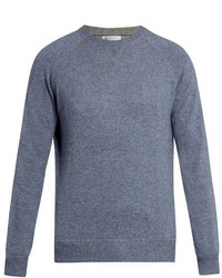 Brunello Cucinelli Crew Neck Wool And Cashmere Blend Sweater