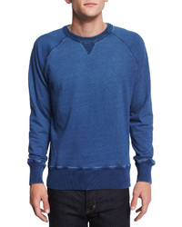 Tom Ford Crewneck Raglan Sleeve Sweatshirt Indigo