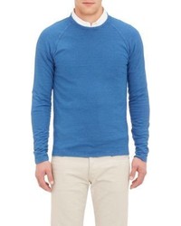 Aspesi French Terry Sweatshirt Blue