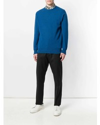 N.Peal Oxford Round Neck Sweater