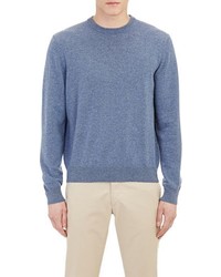 Piattelli Cashmere Crewneck Sweater Blue