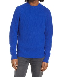 rag & bone Pierce Cashmere Crewneck Sweater In Blue At Nordstrom