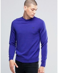 Fred Perry Sweater With Crew Neck In Regal Marl