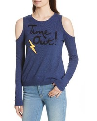 Alice + Olivia Wade Time Out Cold Shoulder Sweater