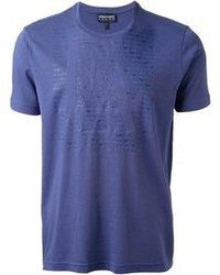 Blue Crew-neck T-shirt