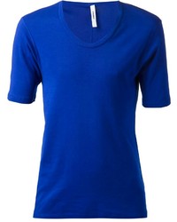 Attachment Round Neck Fitted T Shirt