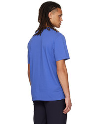 Vince Blue Gart Dye T Shirt