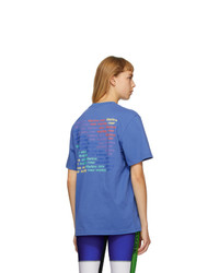 Martine Rose Blue Graphic T Shirt