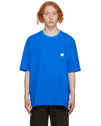 Solid Homme Blue Graphic T Shirt