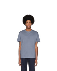 Sunspel Blue Organic Cotton Riviera T Shirt