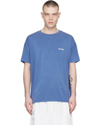 We11done Blue Oversized Jersey T Shirt