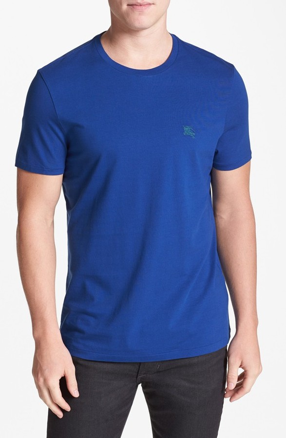 blue burberry t shirt