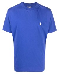 Marcelo Burlon County of Milan Cross Regular T Shirt Blue White