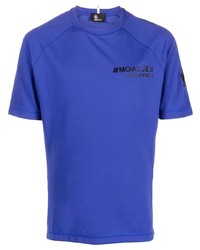 MONCLER GRENOBLE Day Namic Logo Embossed Jersey T Shirt