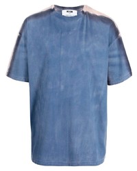 MSGM Dyed Cotton T Shirt