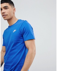 Nike Futura Logo T Shirt In Blue 827021 463