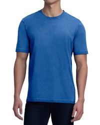 Bugatchi Gart Dyed T Shirt In Cobalt At Nordstrom