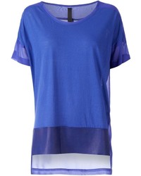 Ilaria Nistri Sheer Back Panelled T Shirt
