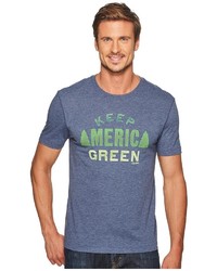 Life is Good Keep America Green Cool Tee T Shirt