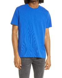 Frame Logo Cotton T Shirt In Reflex Blue At Nordstrom