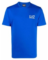 Ea7 Emporio Armani Logo Crew Neck T Shirt