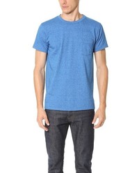 Velva Sheen Mock Twist Short Sleeve Pocket Tee