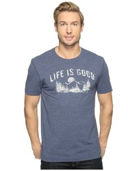 Life is Good Mountains Cool Tee T Shirt