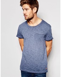 Esprit Oil Wash T Shirt With Raw Edge